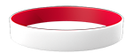 White/186C <br> White/Red