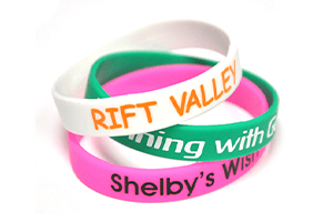 Silk Screened Wristbands